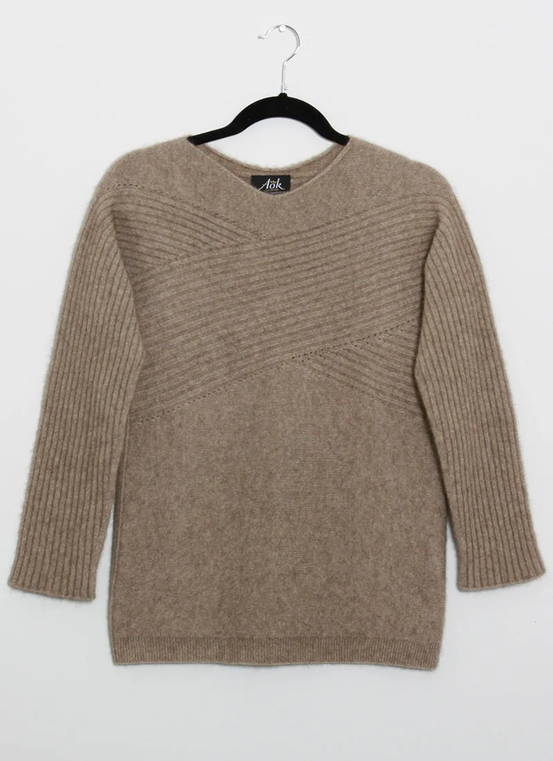 Merino Possum Crossover Jumper