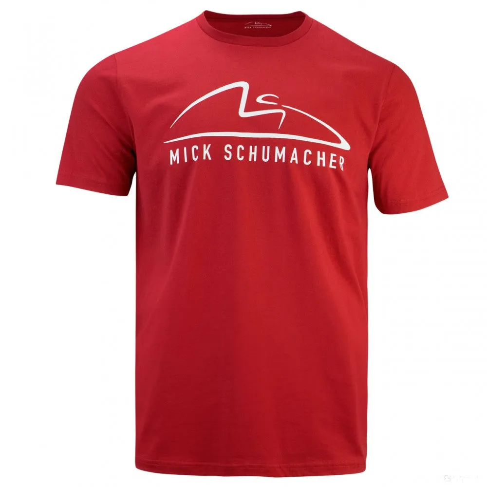 Mick Schumacher T-Shirt, Speed Logo, Red