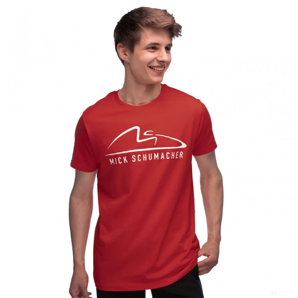 Mick Schumacher T-Shirt, Speed Logo, Red