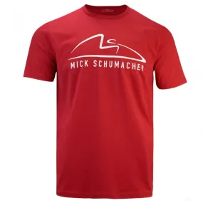 Mick Schumacher T-Shirt, Speed Logo, Red