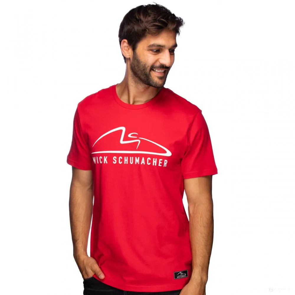 Mick Schumacher T-Shirt, Speed Logo, Red