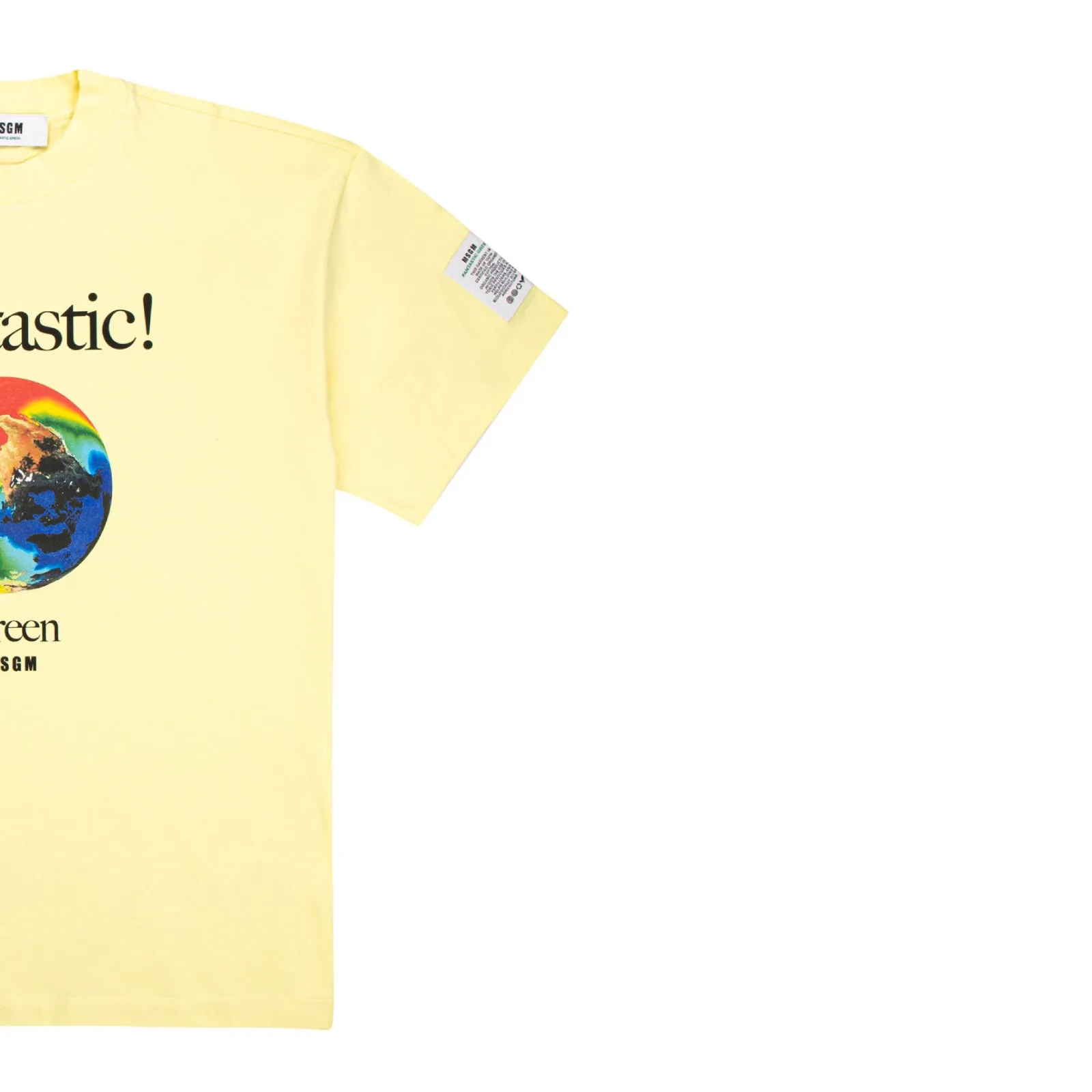MSGM Logo Half T-Shirt