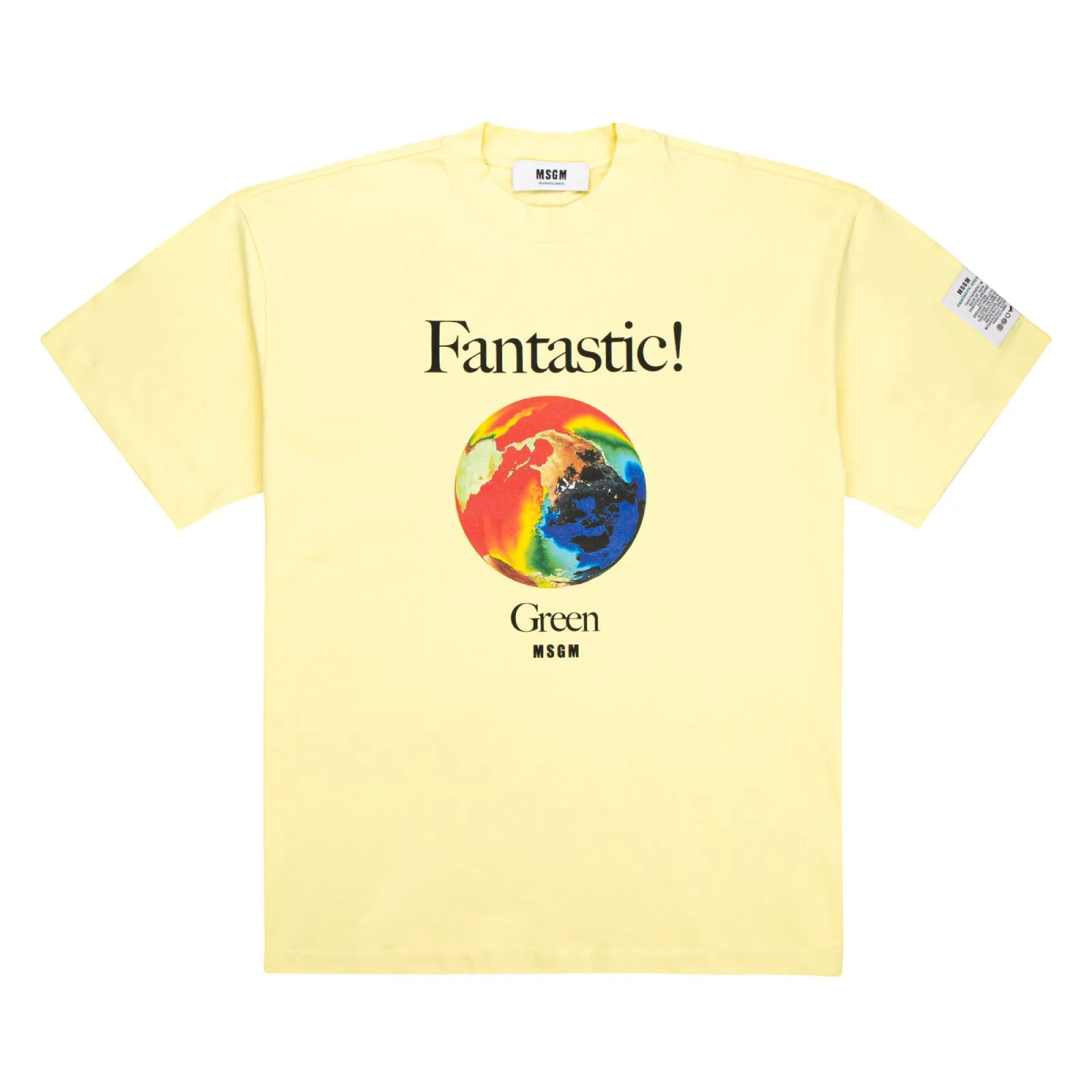 MSGM Logo Half T-Shirt