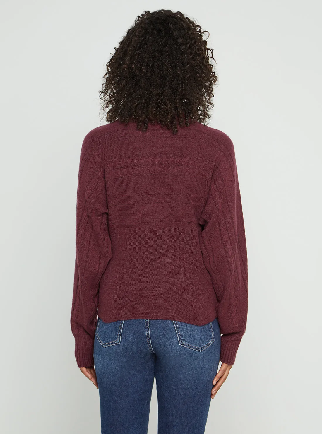 Mystic Wine Anne Knit Jumper