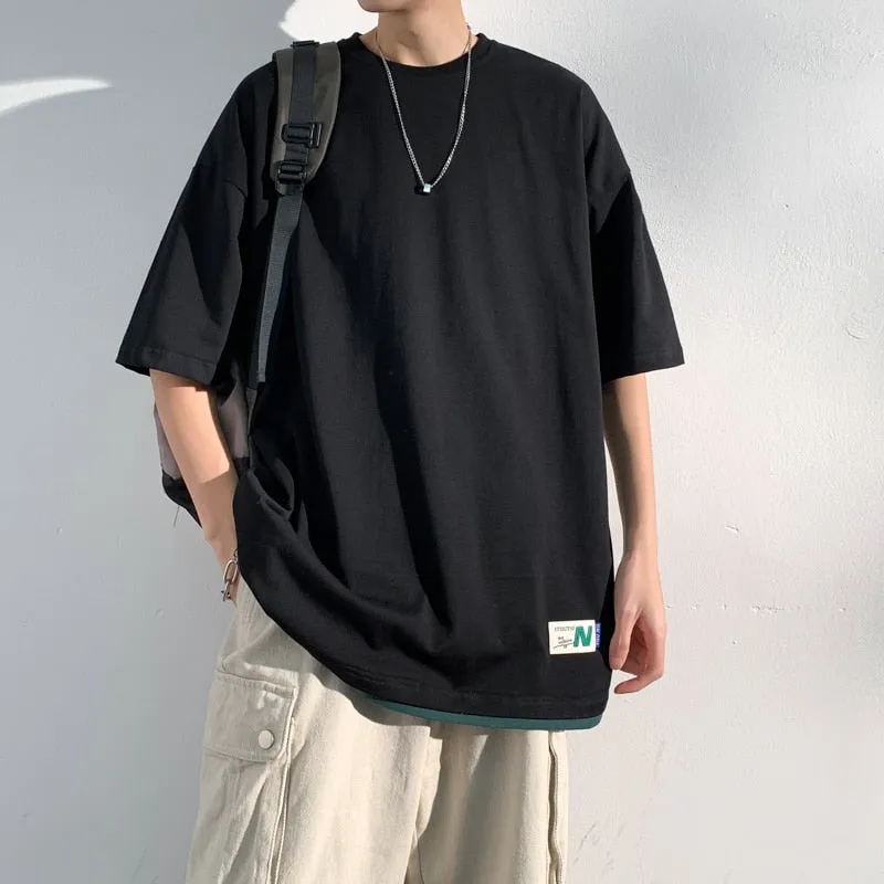 N Solid Label T-Shirt