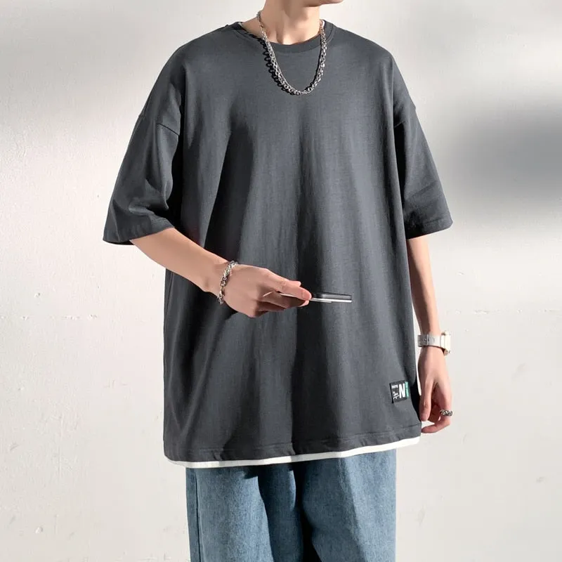 N Solid Label T-Shirt