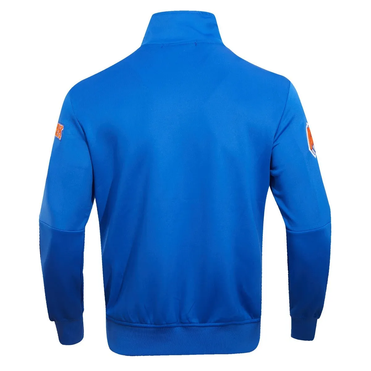 NBA NEW YORK KNICKS CLASSIC MEN'S TRACK JACKET (ROYAL BLUE)