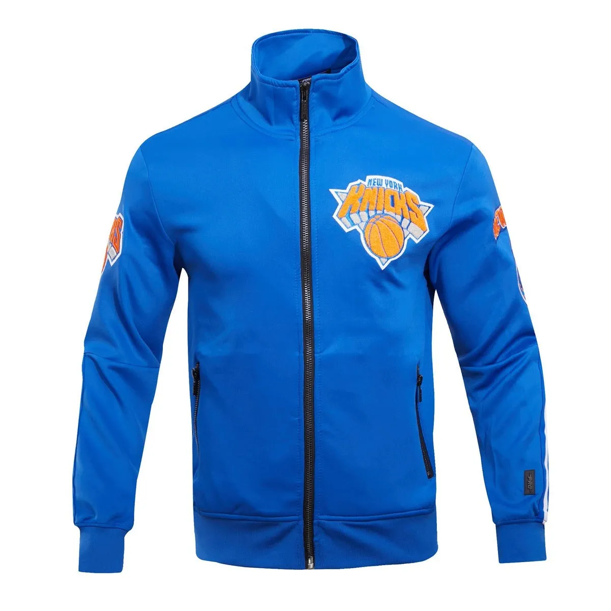 NBA NEW YORK KNICKS CLASSIC MEN'S TRACK JACKET (ROYAL BLUE)