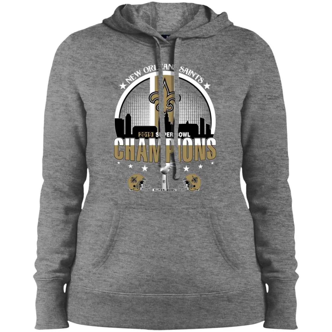 Nfl – New Orleans Saints 2019 Super Bowl Champions Football Women Hooded Sweatshirt