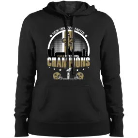 Nfl – New Orleans Saints 2019 Super Bowl Champions Football Women Hooded Sweatshirt