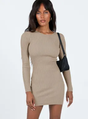Nicky Mini Dress Beige