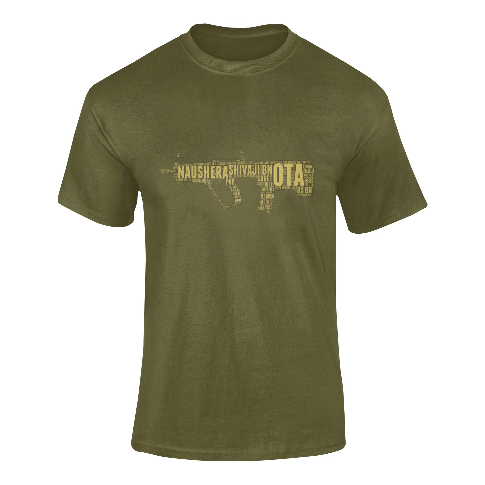 OTA T-shirt - Word Cloud Naushera - Tavor (Men)