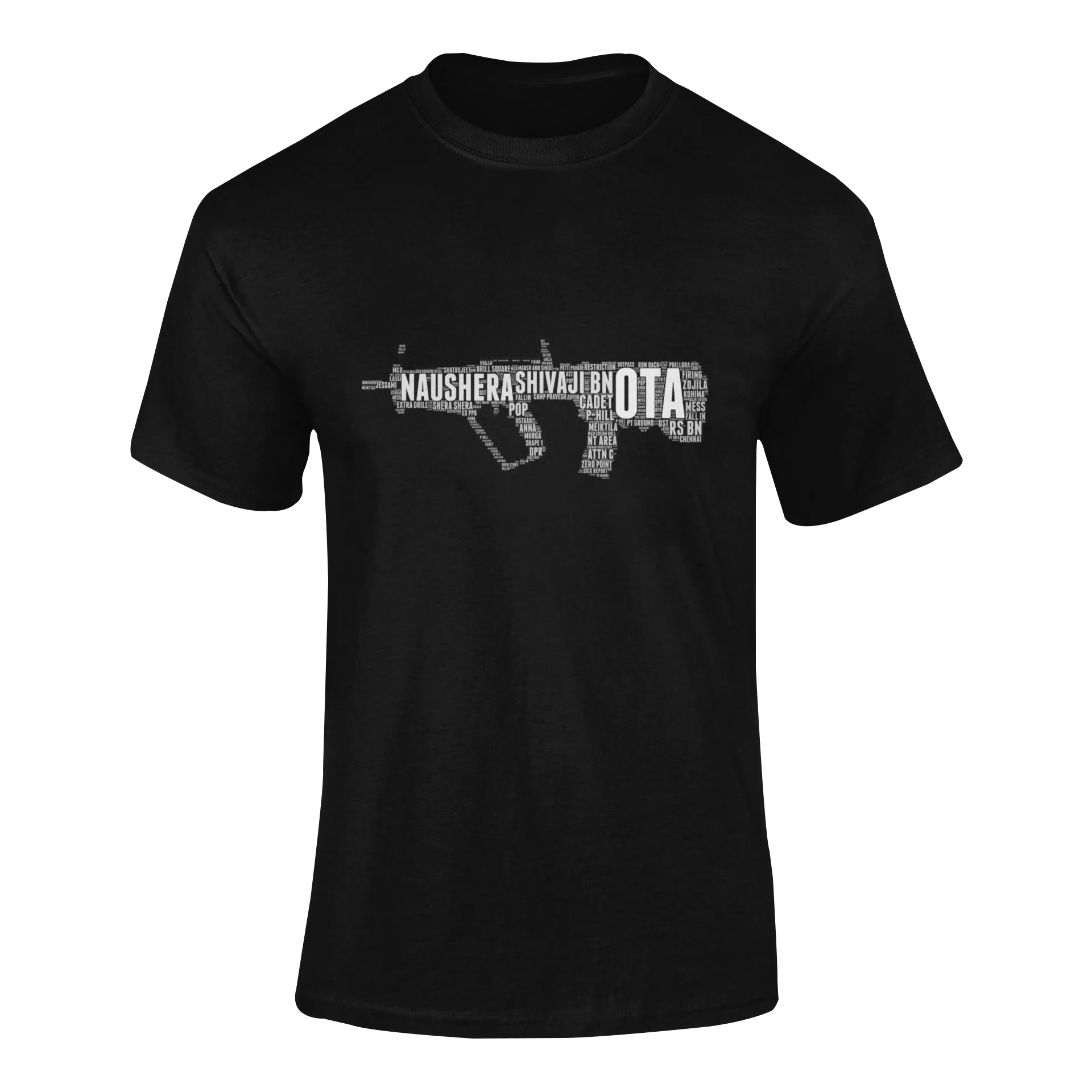 OTA T-shirt - Word Cloud Naushera - Tavor (Men)