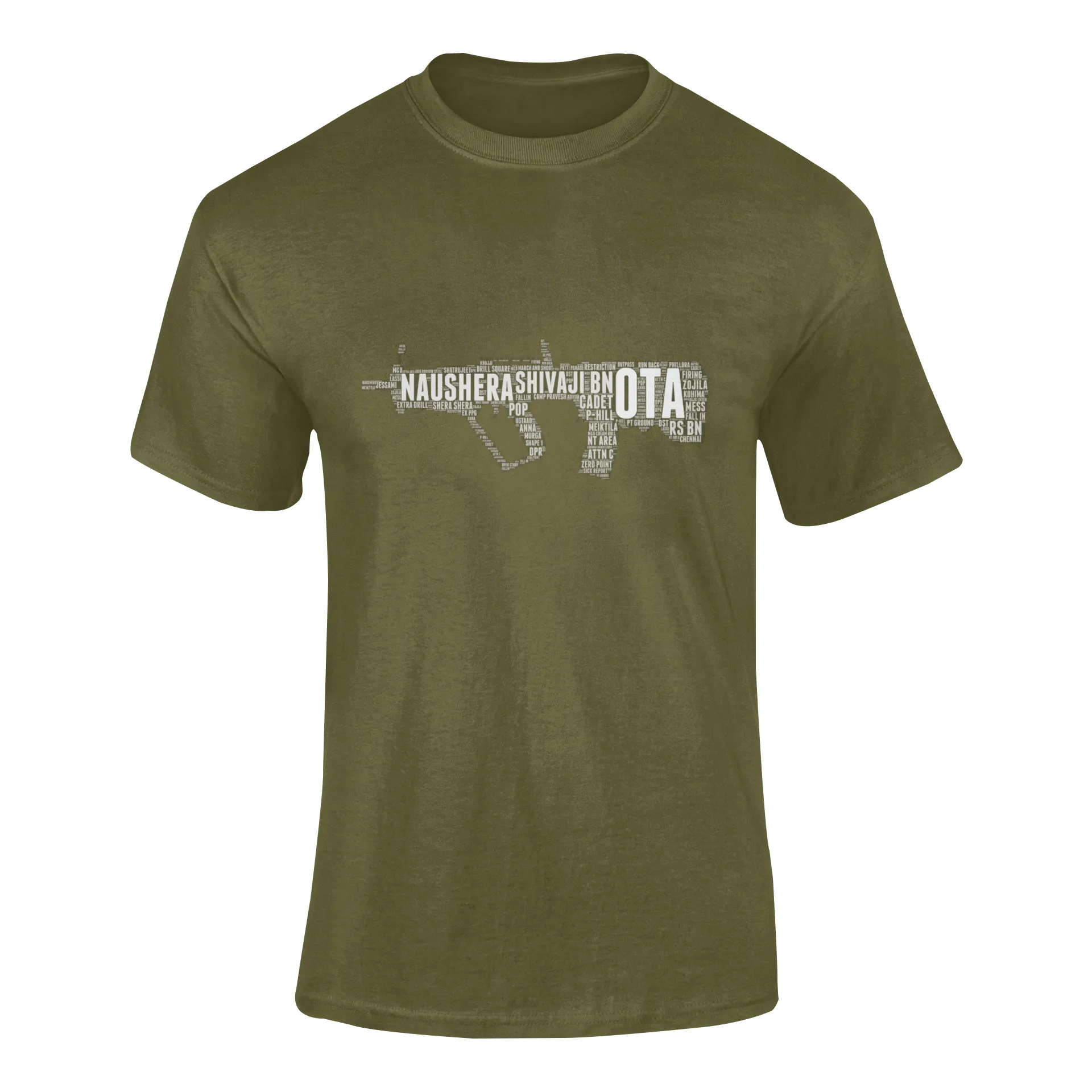 OTA T-shirt - Word Cloud Naushera - Tavor (Men)