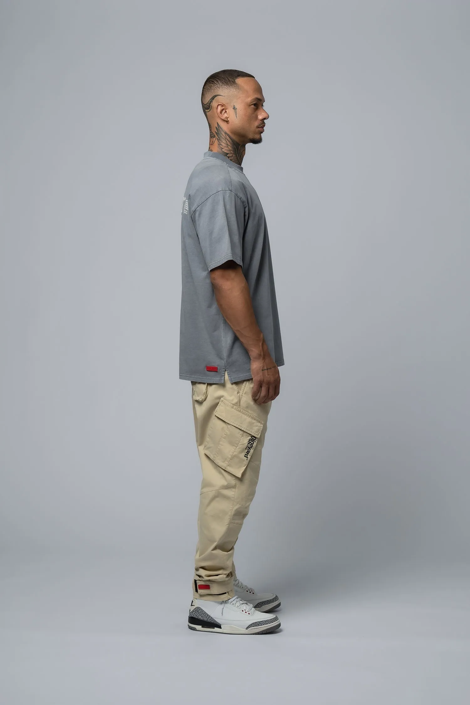 OVERSIZE T-Shirt used grey