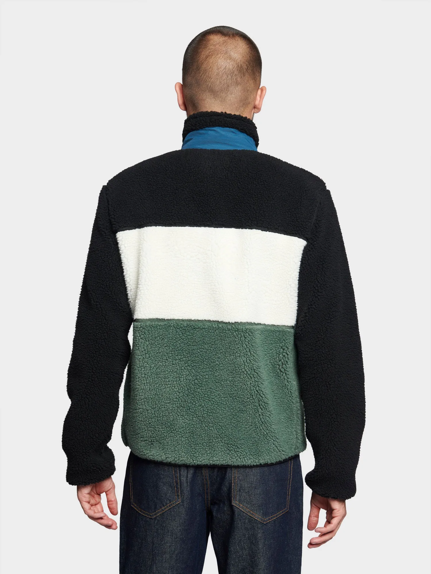 P Bear Borg Fleece Jacket in Laurel Wreath