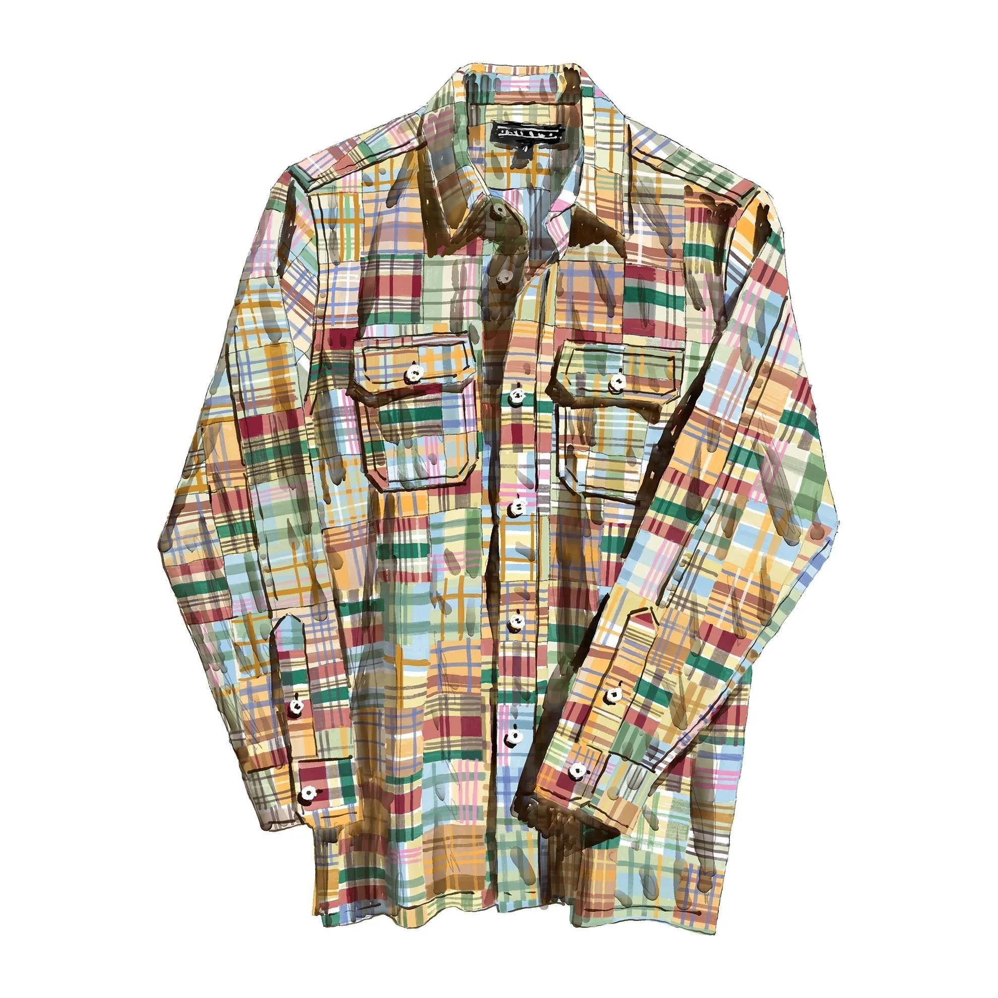 Patchwork Madras Shirt