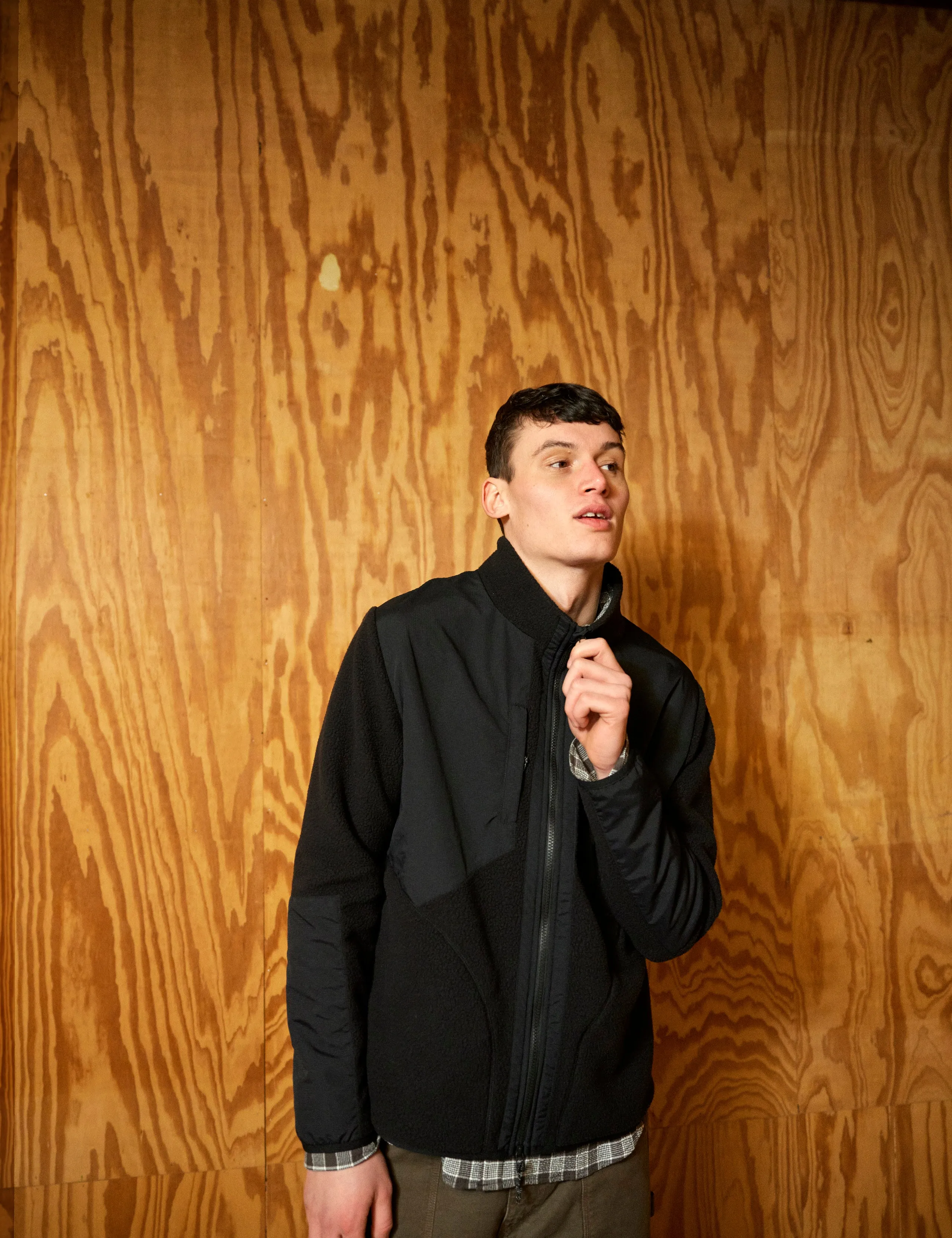PICNIC POLARTEC FLEECE JACKET - BLACK
