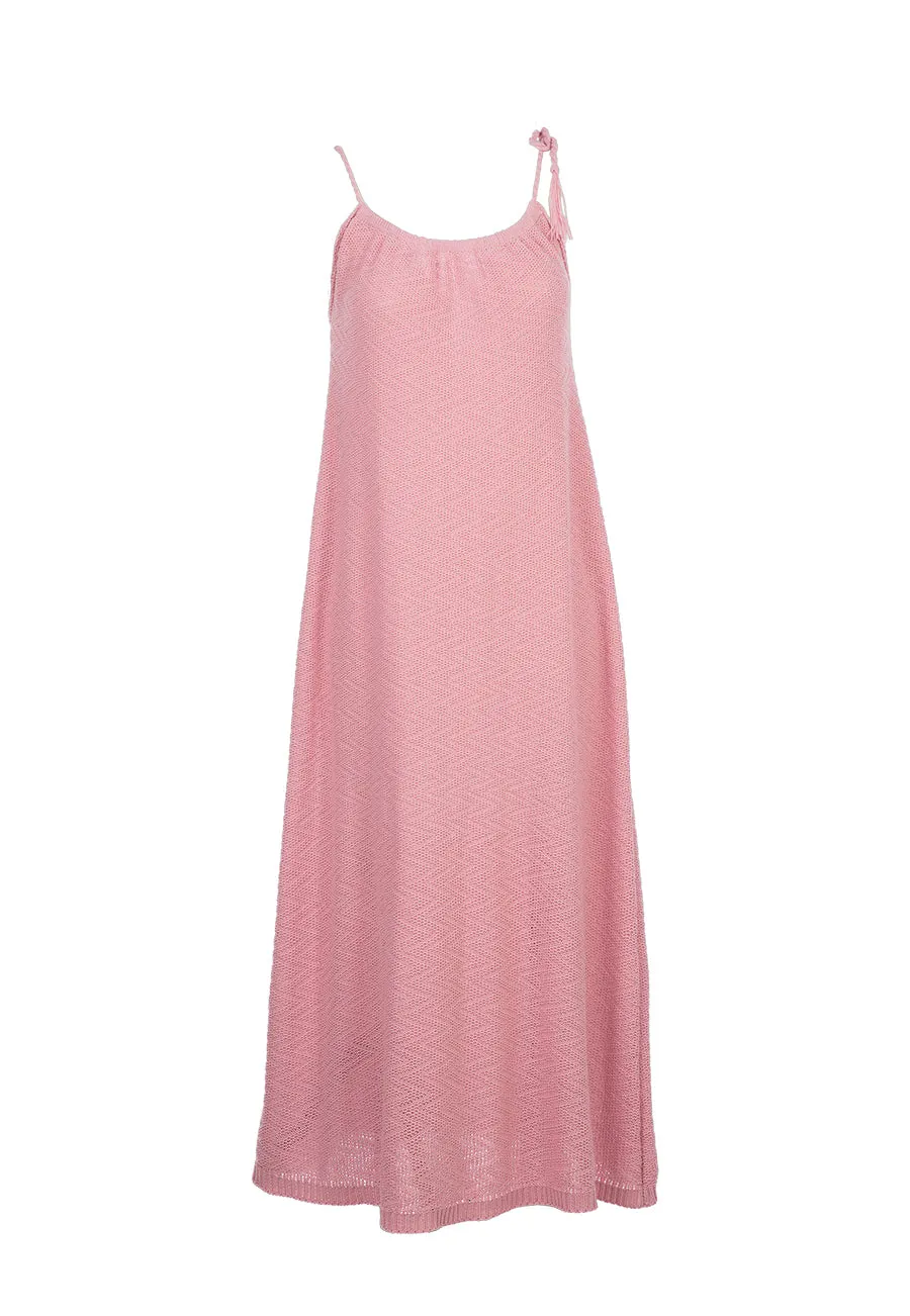 Pink Knit Dress