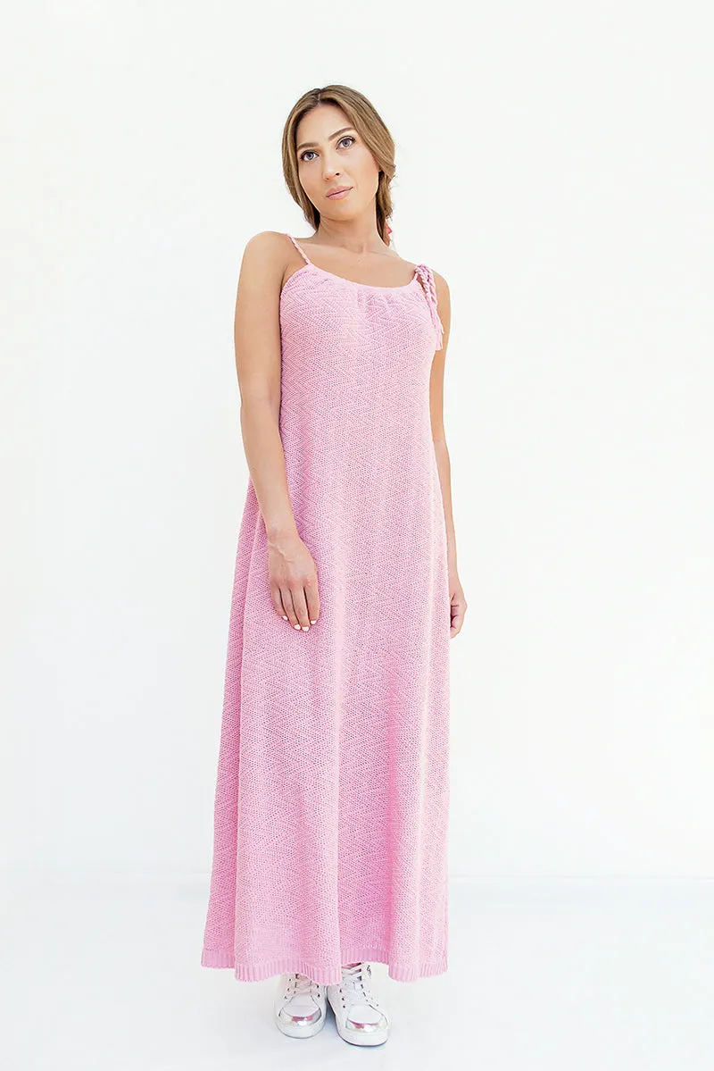 Pink Knit Dress