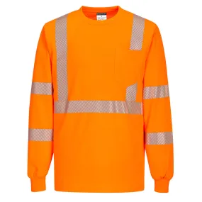 Portwest Segmented Tape Long Sleeve T-shirt (S195ORR)