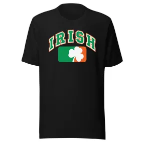 Pride T-Shirt Irish Logo Short Sleeve 100% Cotton Crew Neck Top