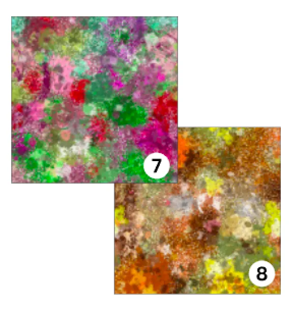 Printed HTV GRUNGE PAINT SPLATTERS 12 x 12 inch sheet