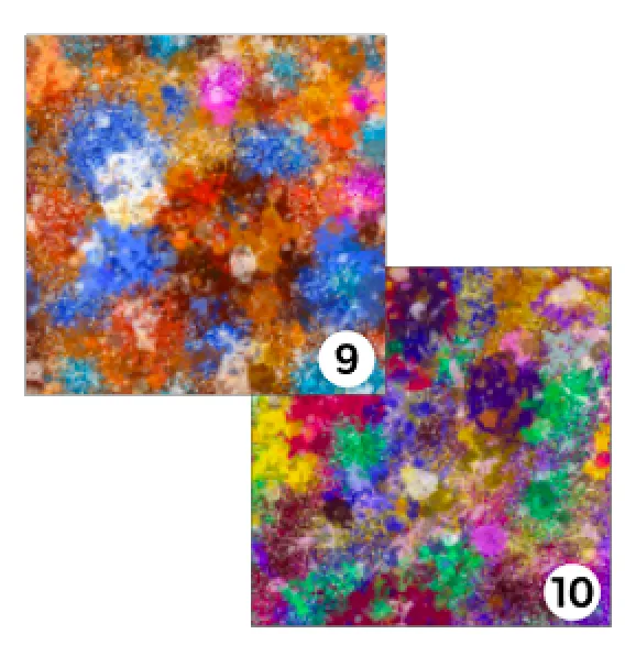 Printed HTV GRUNGE PAINT SPLATTERS 12 x 12 inch sheet