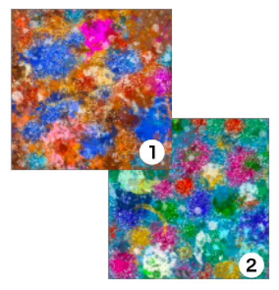 Printed HTV GRUNGE PAINT SPLATTERS 12 x 12 inch sheet