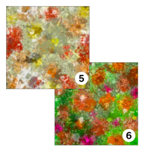 Printed HTV GRUNGE PAINT SPLATTERS 12 x 12 inch sheet