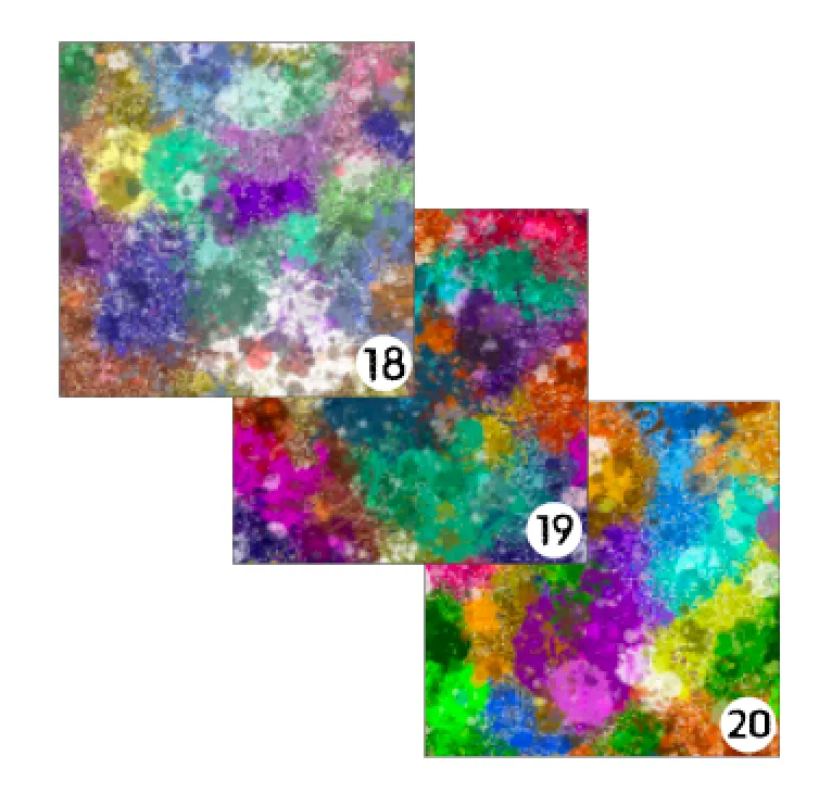 Printed HTV GRUNGE PAINT SPLATTERS 12 x 12 inch sheet