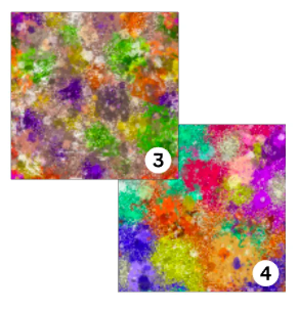 Printed HTV GRUNGE PAINT SPLATTERS 12 x 12 inch sheet