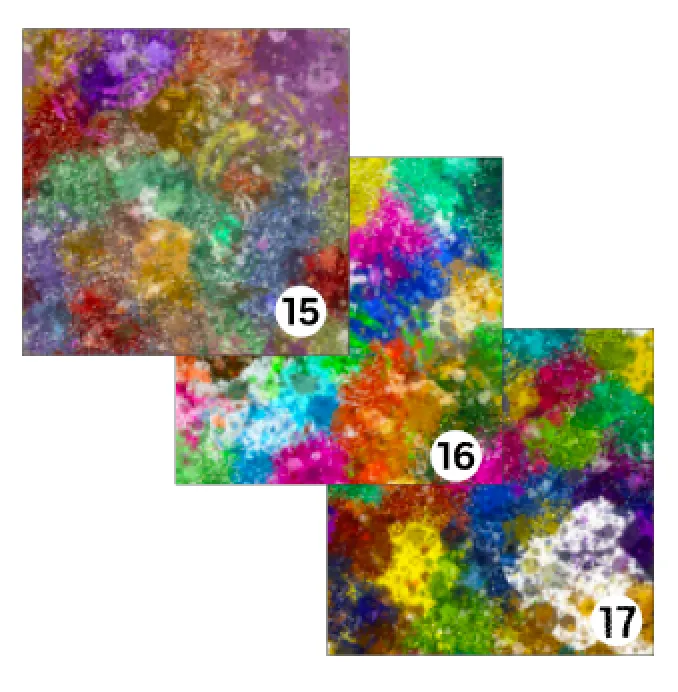 Printed HTV GRUNGE PAINT SPLATTERS 12 x 12 inch sheet