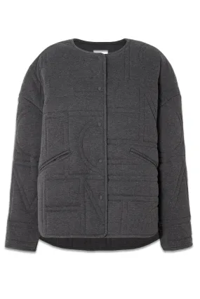 Quilted Padded Bamboo Lyocell And Cotton-blend Jersey Jacket