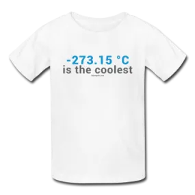 "-273.15 ºC is the Coolest" - (Gray) Kids' T-Shirt