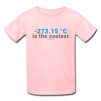 "-273.15 ºC is the Coolest" - (Gray) Kids' T-Shirt