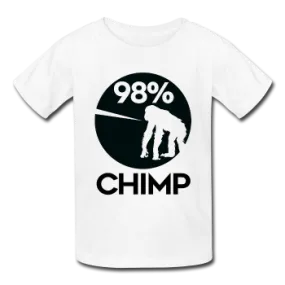 "98% Chimp" (black) - Kids' T-Shirt