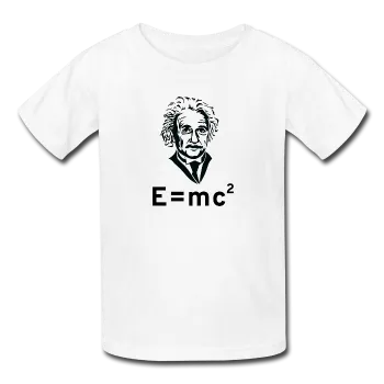 "Albert Einstein: E=mc²" - Kids' T-Shirt