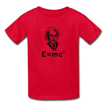 "Albert Einstein: E=mc²" - Kids' T-Shirt
