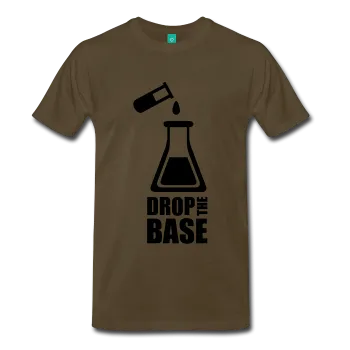 "Drop the Base" (black) - Men's T-Shirt