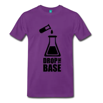 "Drop the Base" (black) - Men's T-Shirt