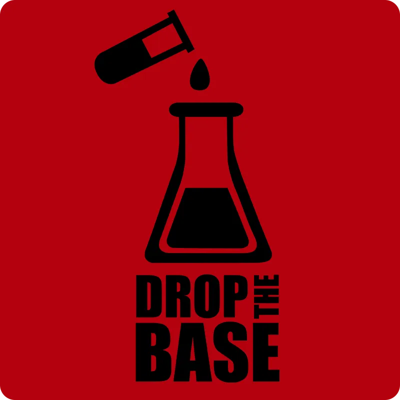 "Drop the Base" (black) - Men's T-Shirt
