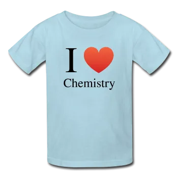 "I ♥ Chemistry" (black) - Kids' T-Shirt