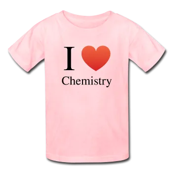 "I ♥ Chemistry" (black) - Kids' T-Shirt