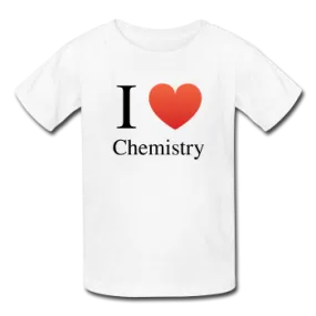 "I ♥ Chemistry" (black) - Kids' T-Shirt