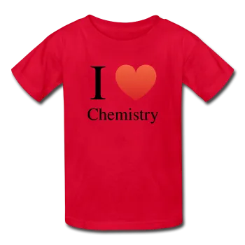 "I ♥ Chemistry" (black) - Kids' T-Shirt