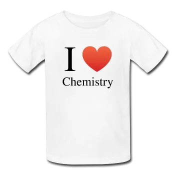 "I ♥ Chemistry" (black) - Kids' T-Shirt
