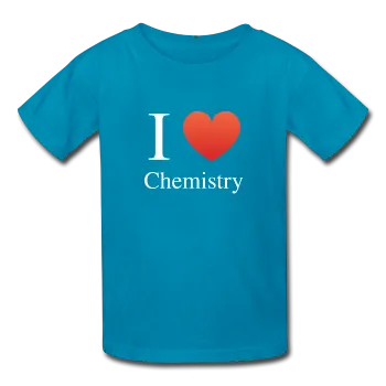 "I ♥ Chemistry" (white) - Kids' T-Shirt