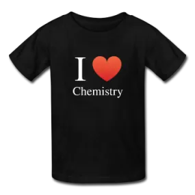 "I ♥ Chemistry" (white) - Kids' T-Shirt