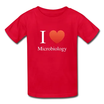 "I ♥ Microbiology" (white) - Kids' T-Shirt